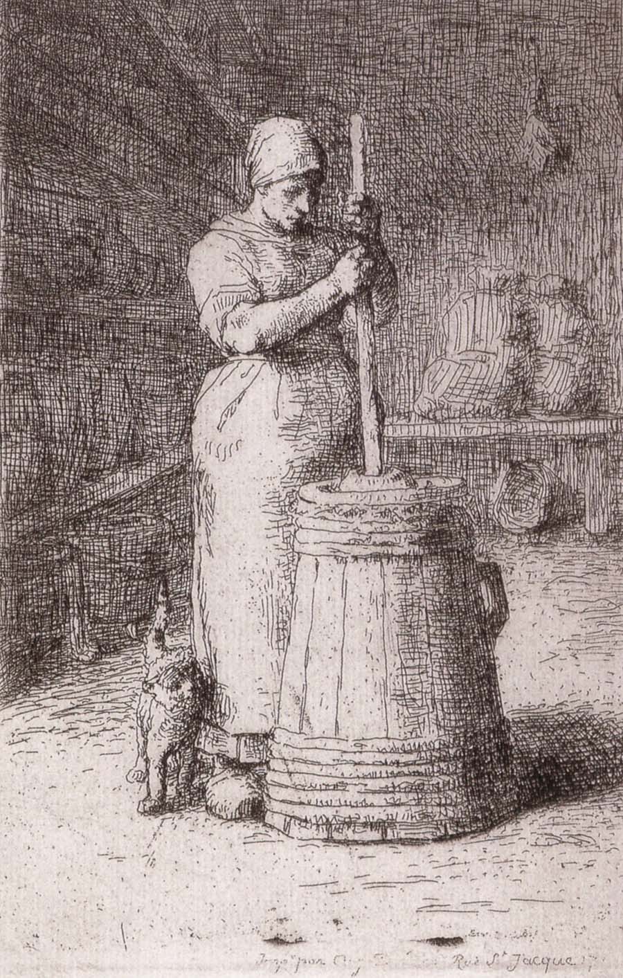 Jean Francois Millet Countrywoman